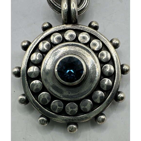 3 piece Brighton Pebble Dot Medali Reversible Collar Necklace Bracelet Earrings - Picture 7 of 11